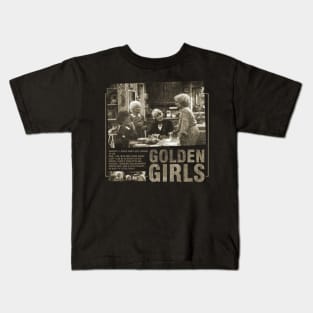 Retro Golden Girls Kids T-Shirt